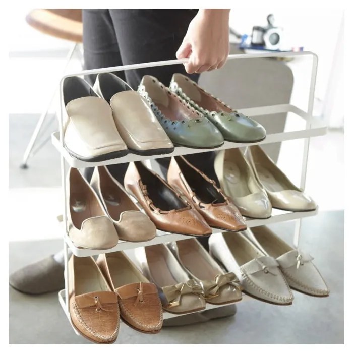 Pantofar alb din metal Tower – YAMAZAKI