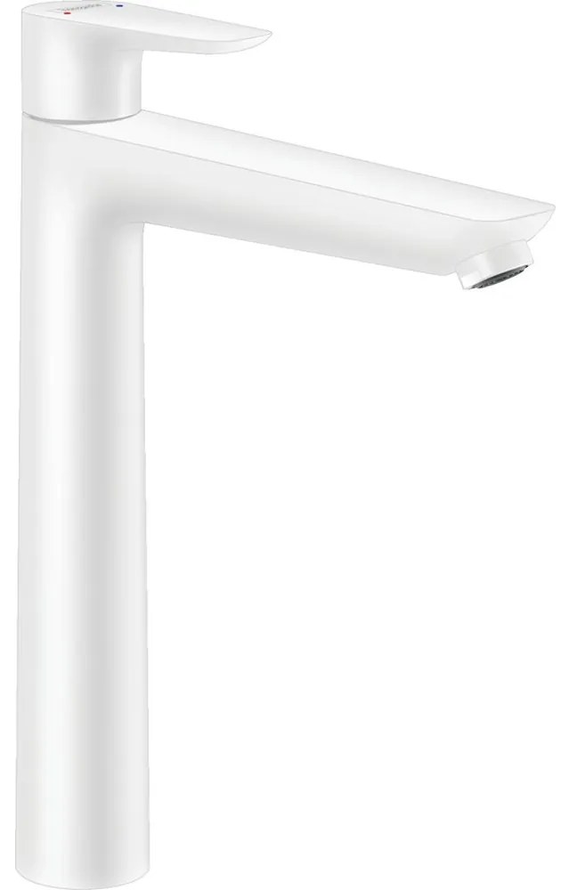 Baterie lavoar inalta Hansgrohe Talis E 240 cu ventil Pop-Up alb mat