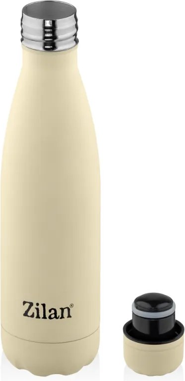 Sticla Termos Zilan ZLN0821 din inox, capacitate 500ml, metine rece pana la 24 ore si cald pana la 18 ore
