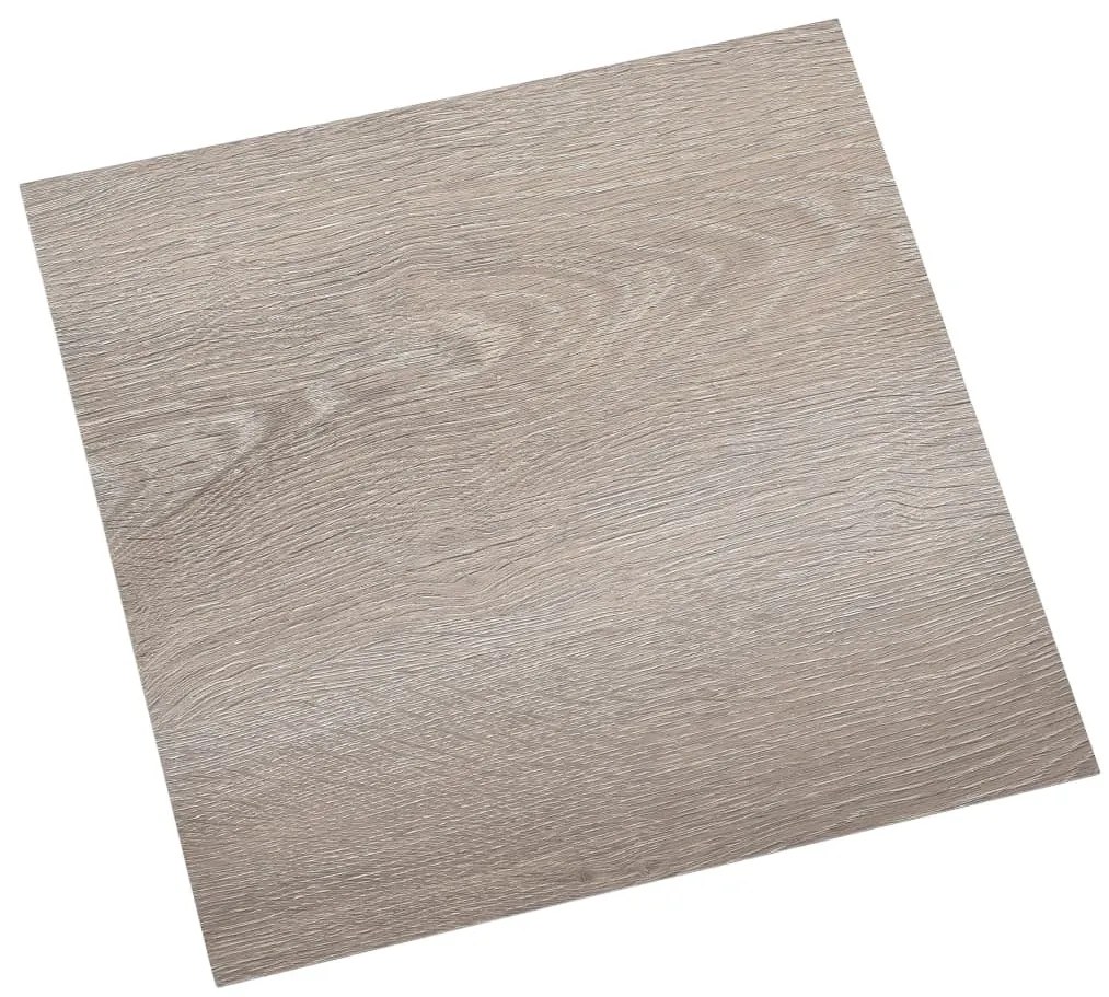 Placi de pardoseala autoadezive 55 buc. gri taupe PVC 5,11 m   Gri taupe, 55