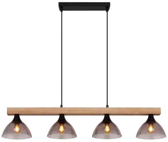 Lustră pe cablu LINDI 4xE14/15W/230V Globo 15544-4H