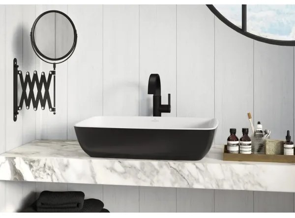 Villeroy & Boch 417258BCT8 - Lavoar ARTIS pentru montare pe blat 58x38,5 cm ceramică/negru
