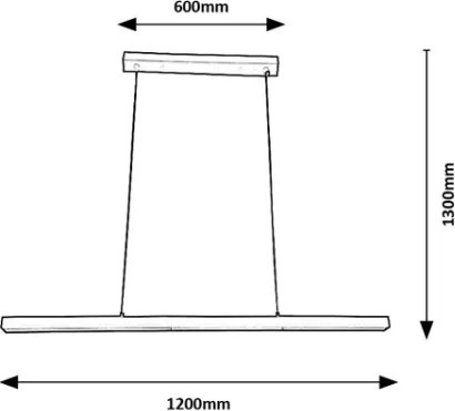 Brilagi - Pendul LED pe cablu AXIS LED/30W/230V 120 cm alb