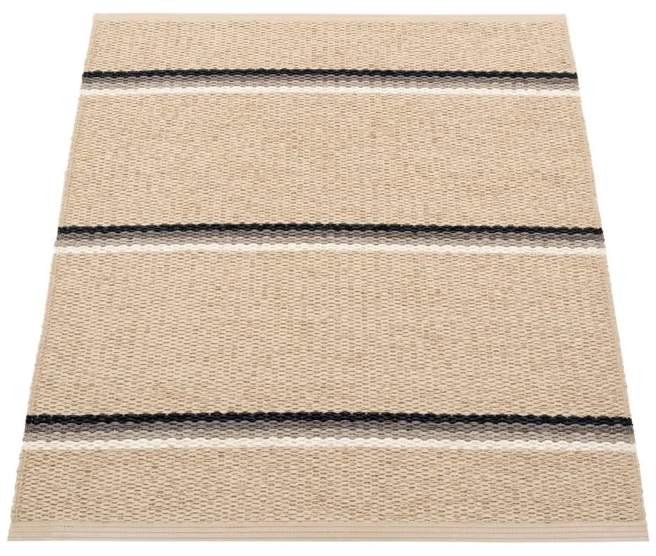 Covor pentru exterior și interior bej 70x90 cm Olle Mud Beige – Pappelina
