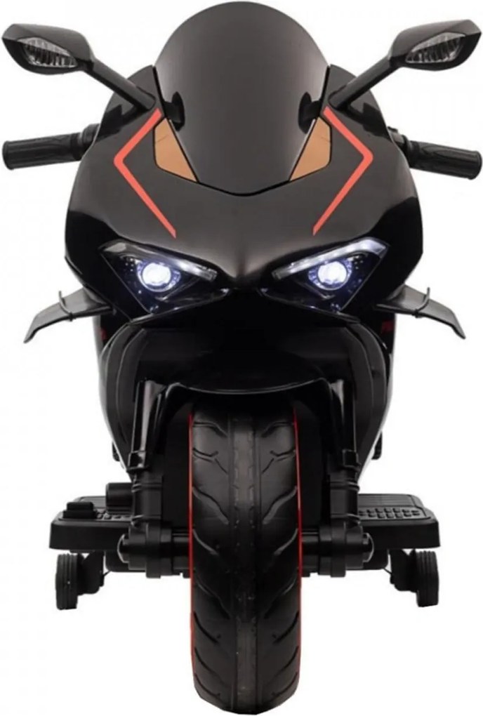 Motocicleta Electrica cu Acumulator Pentru Copii NOVOKIDS™ Super Rider GP ,12V ,3-7 ani ,Max 30 kg , Cu Sunete si Lumini LED ,USB si Bluetooth ,Roti