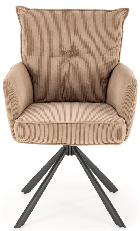 Scaun rotativ K528 velvet cappuccino