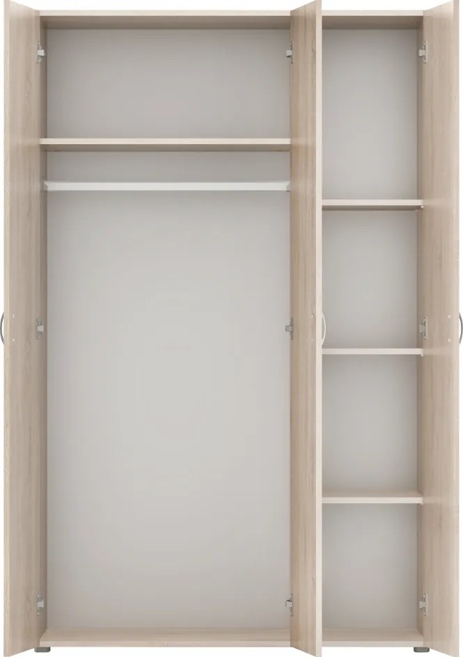 Dulap, cu trei uşi, stejar sonoma, RAMSA 3