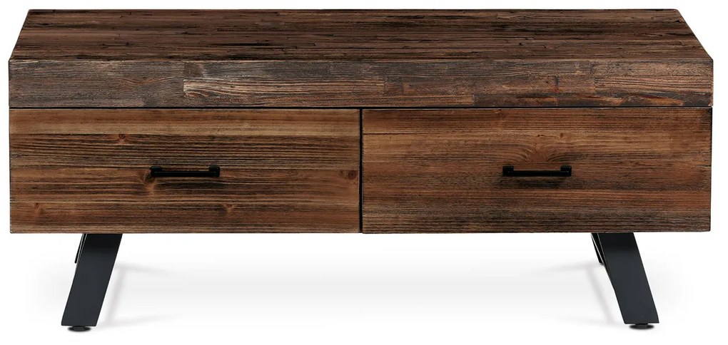 Masă de cafea din pin masiv, 120 x 60 x 48 cm