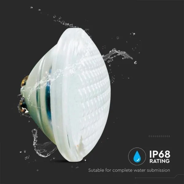LED bec piscină 18W 12V IP68 6500K