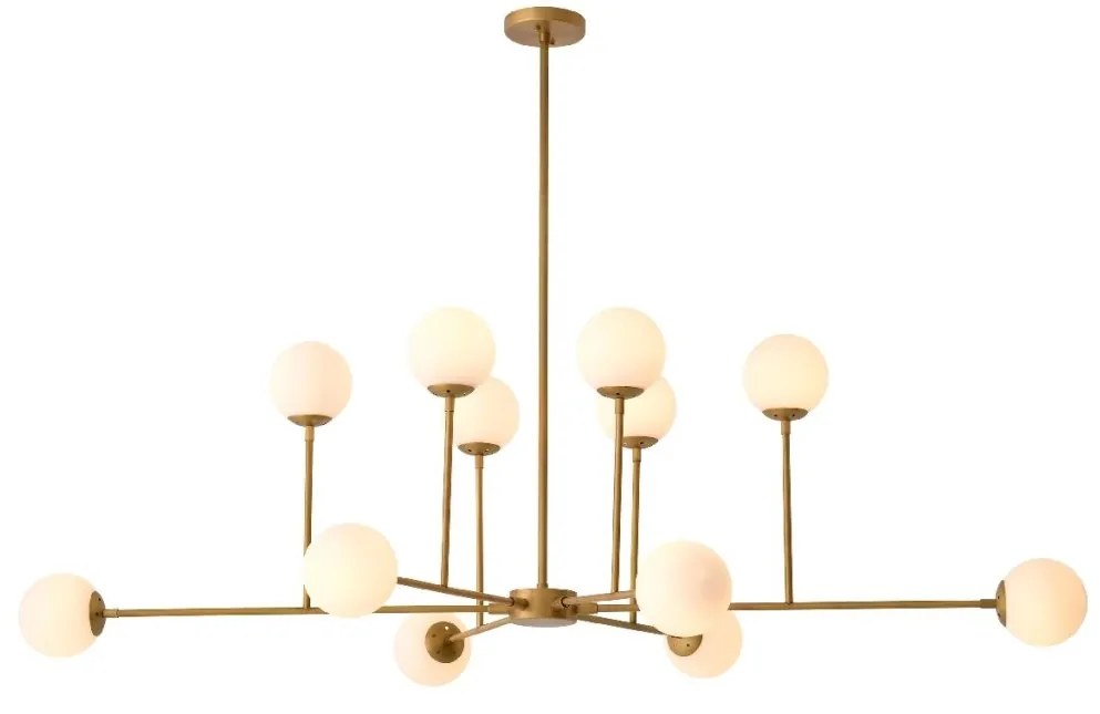 Lustra moderna cu 12 surse de lumina design LUX Aram