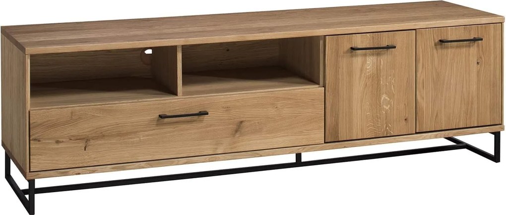 Comodă lemn masiv natur Colmar Stejar, 54.4 × 180.6 × 48 cm