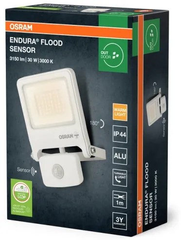 Osram - Proiector LED ENDURA cu senzor LED/30W/230V 3000K IP44