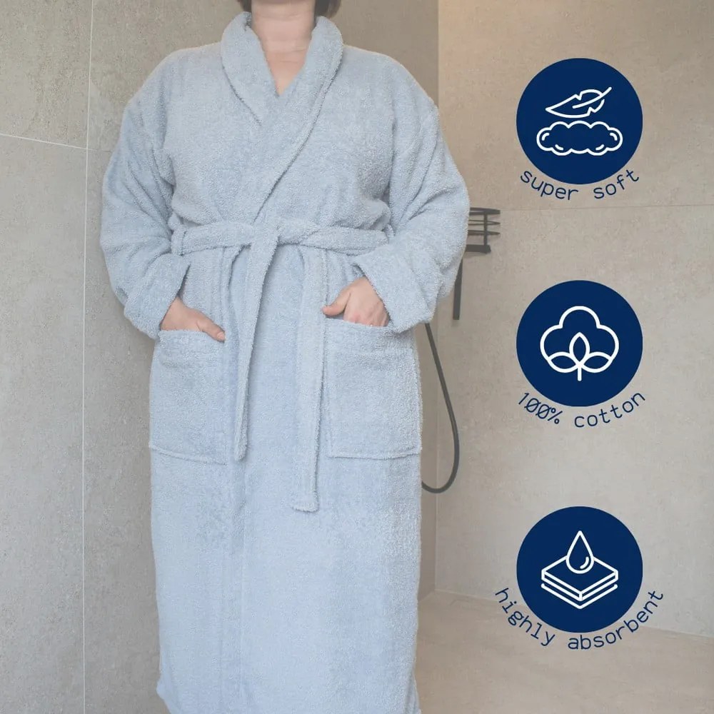 Halat roz deschis S/M din bumbac Lindu – Tiseco Home Studio