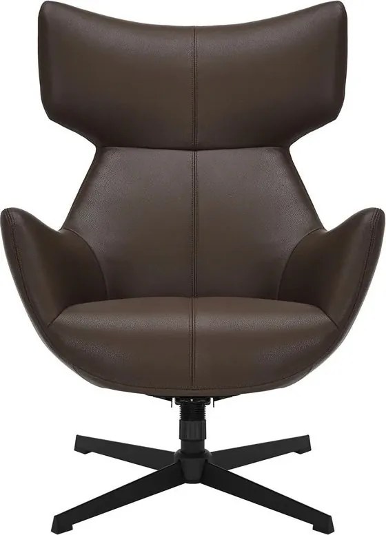 Fotoliu pivotant VOGUE piele sintetica maro