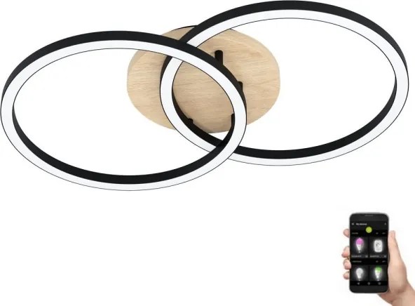 Lustră LED aplicată dimabilă LOMALTAS 2xLED/16W/230V 2700-6500K Eglo 99676