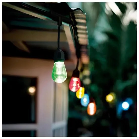 Ledvance-LED Ghirlandă LED RGBW reglabilă pentru exterior STRING 12xLED/0,37W/230V IP44 Wi-Fi