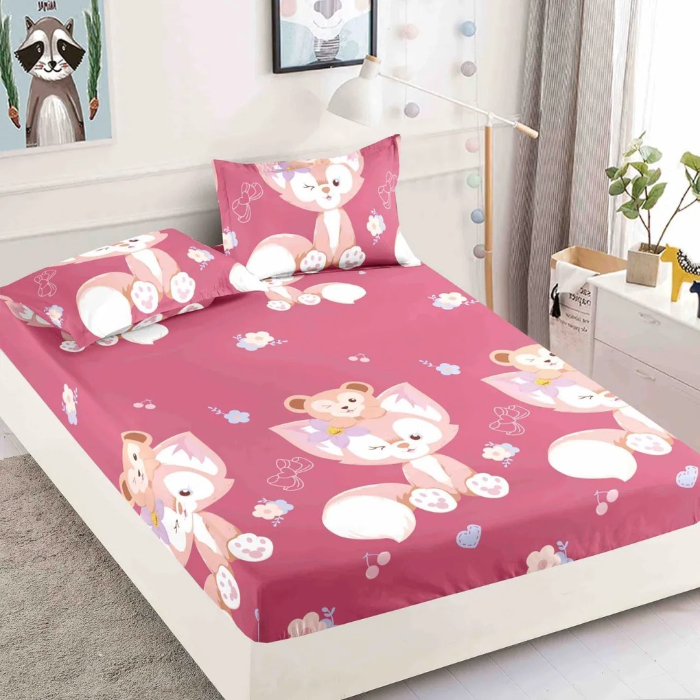 Huse de pat, 3 Piese, Finet cu elastic 180x200