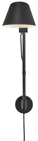 Nordlux - Aplică de perete STAY 1xE27/60W/230V neagră