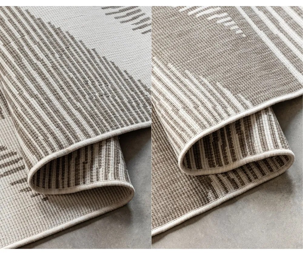 Covor de exterior maro/crem 80x150 cm Gemini – Elle Decoration