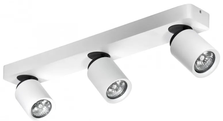 Aplica de perete/tavan cu spoturi stil modern minimalist Tomi 3 alba