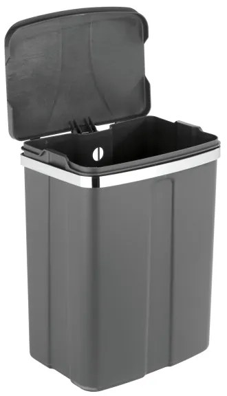 WENKO 54903100 - Coș montabil pe ușă, 26x36,5 cm, gri/argintiu