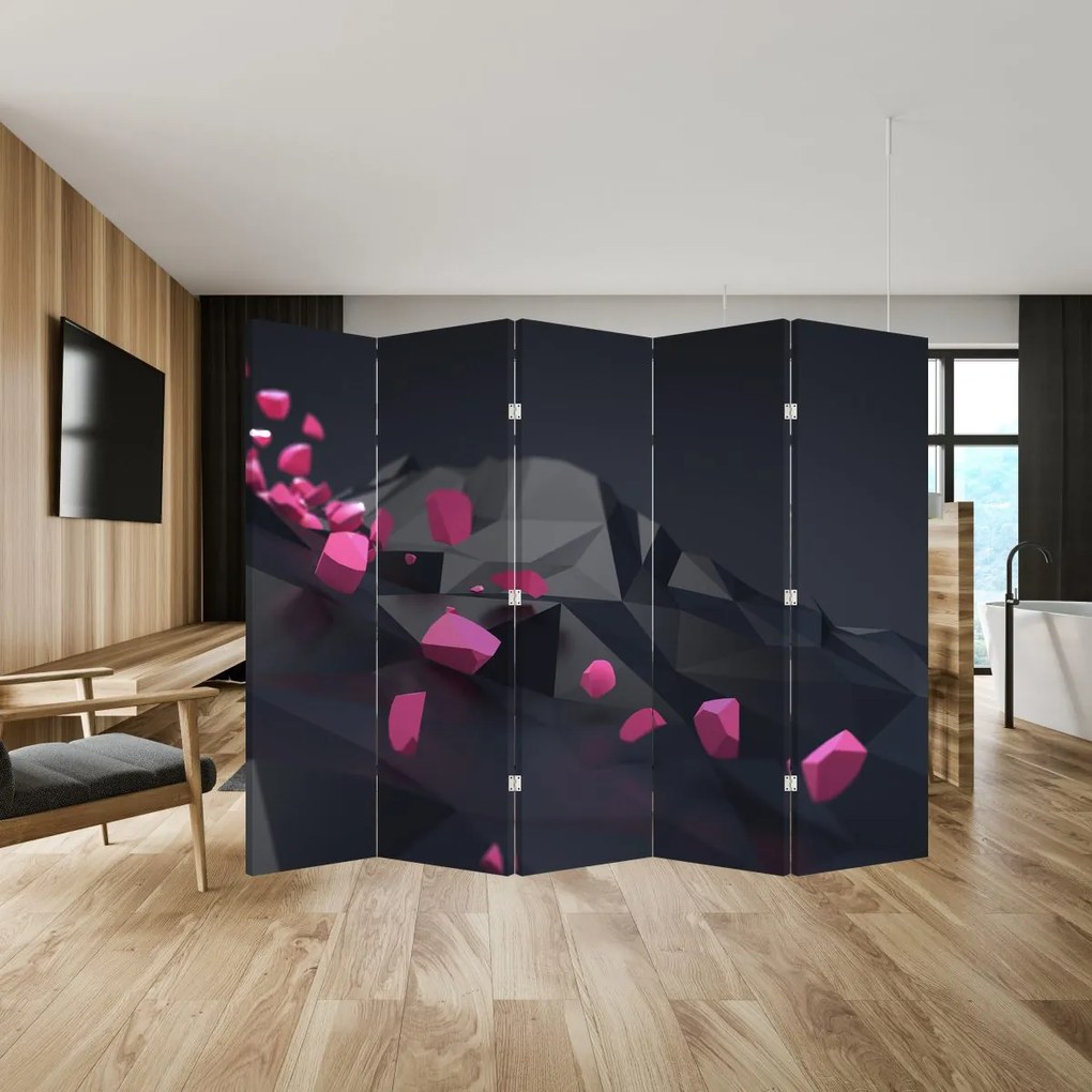 Paravan - 3D abstracție (210x170 cm)