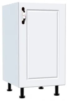 Corp inferior 45 cu 1 usa Zebra MDF alb drept