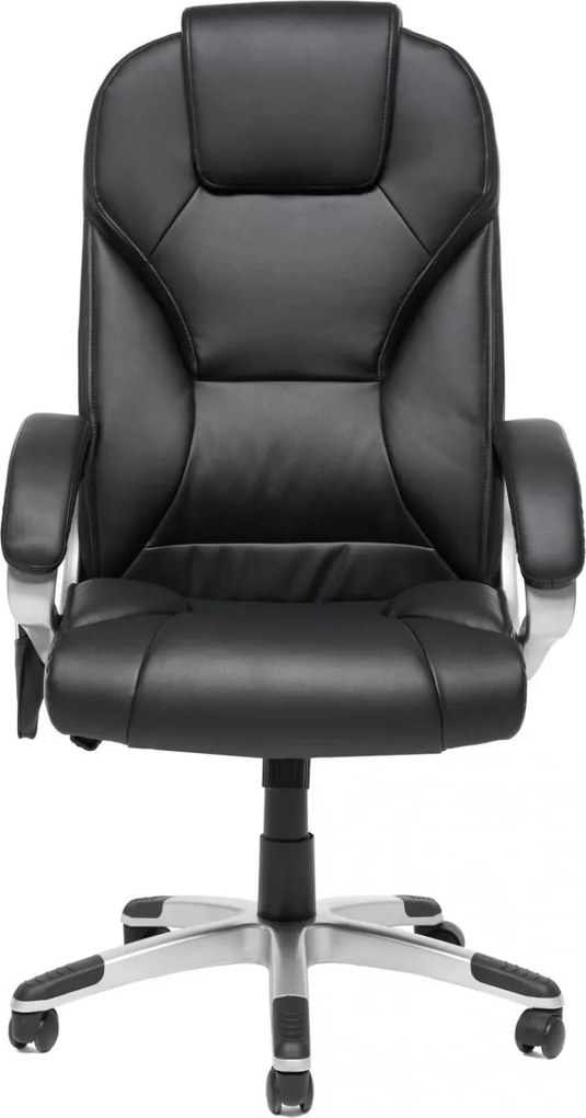 Scaun directorial cu Masaj, telecomanda, PU, Negru