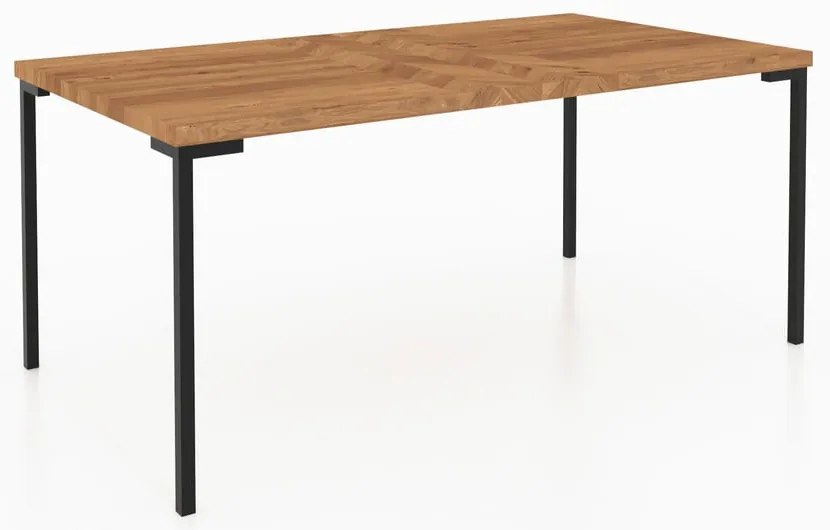 Masă dining din lemn de stejar 90x200 cm Abies – The Beds