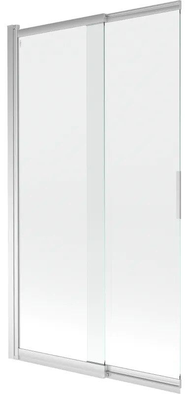 Mexen Fox paravan de cadă de duș cu 2 panouri glisante 100 x 150 cm, transparent, crom - 891-100-002-01-00