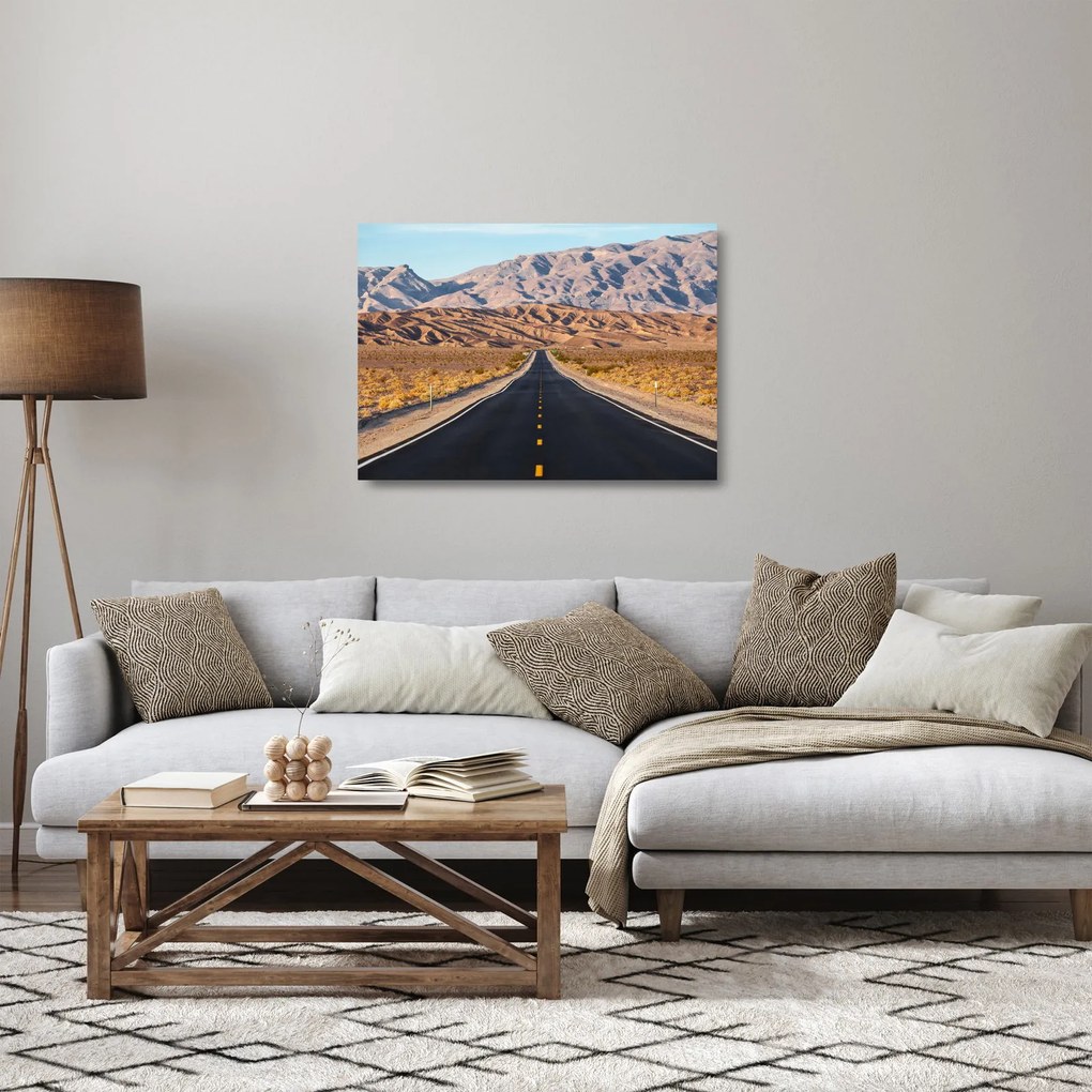 Tablou pe sticlă - Death Valley, Kalifornie, USA (70x50 cm)