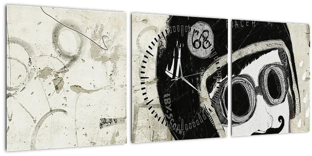 Tablou - Concurent (cu ceas) (90x30 cm)