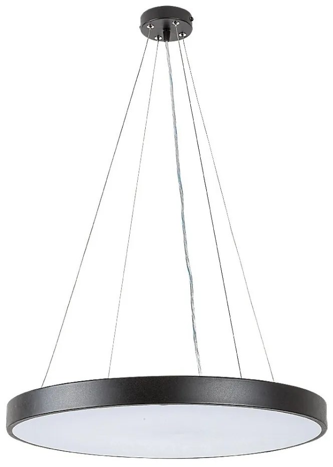 Lustra suspendata LED Tesia 40cm, negru