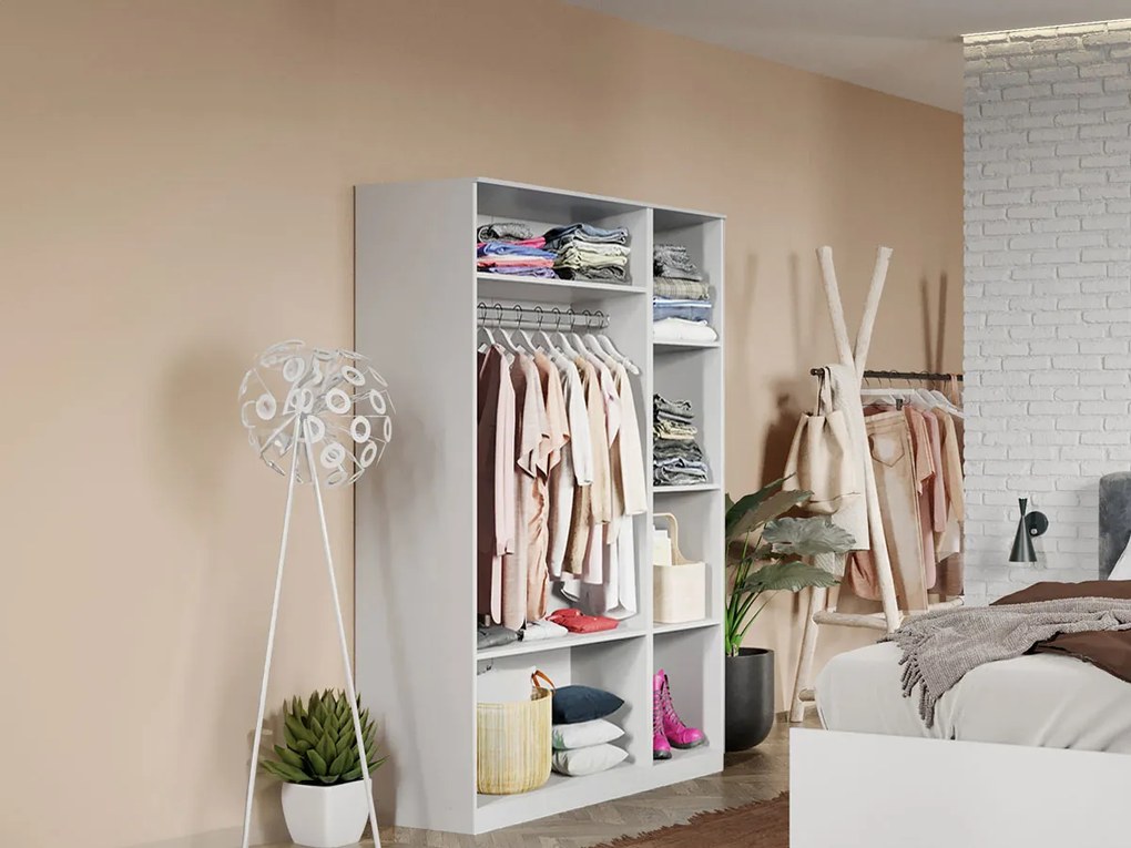 Set mobila dormitor 4 piese Alb Nude C08