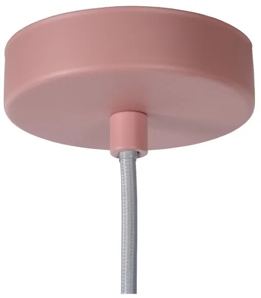 Lustră pe cablu MERLINA 1xE27/60W/230V roz Lucide 78393/38/66