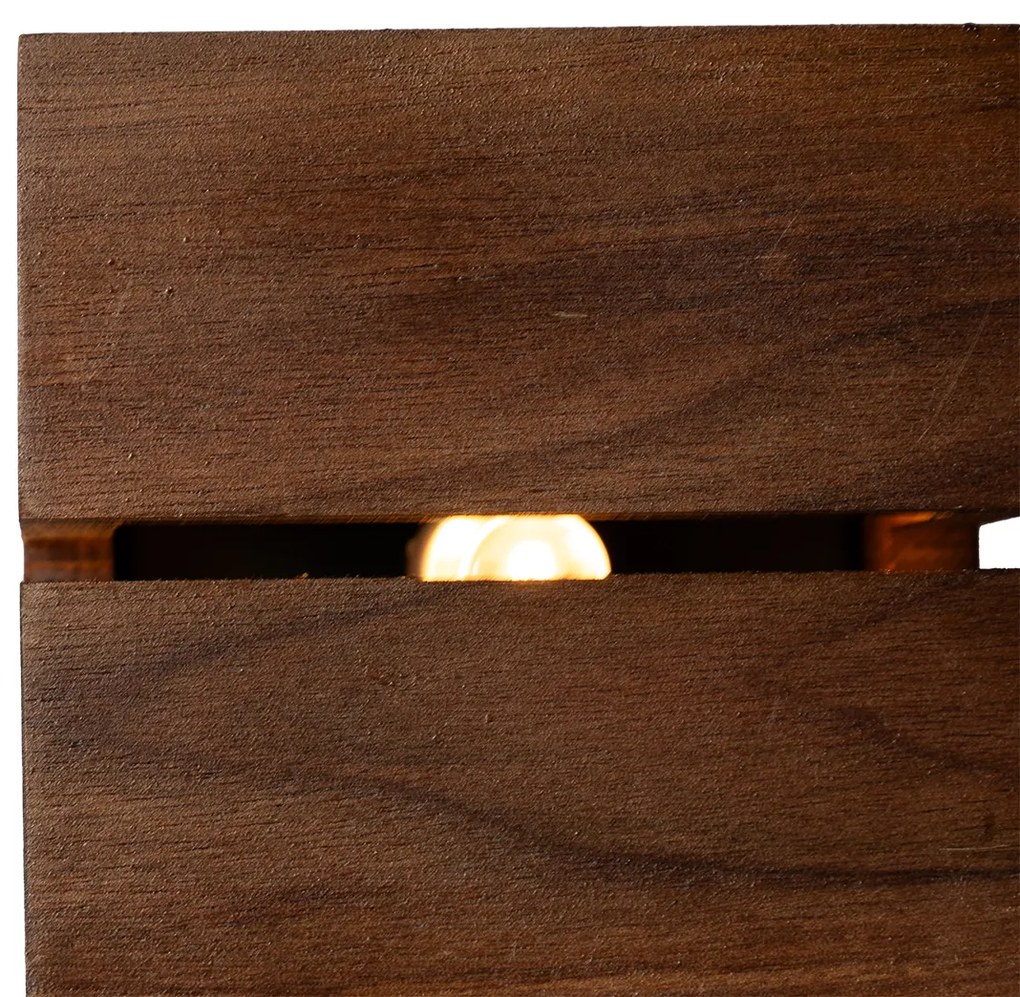 Aplică rustică din lemn de nuc 9,7 - Transfer Groove