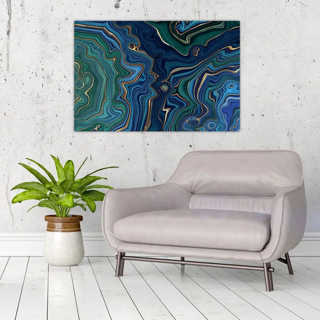 Tablou - Marmură de agat (90x60 cm)