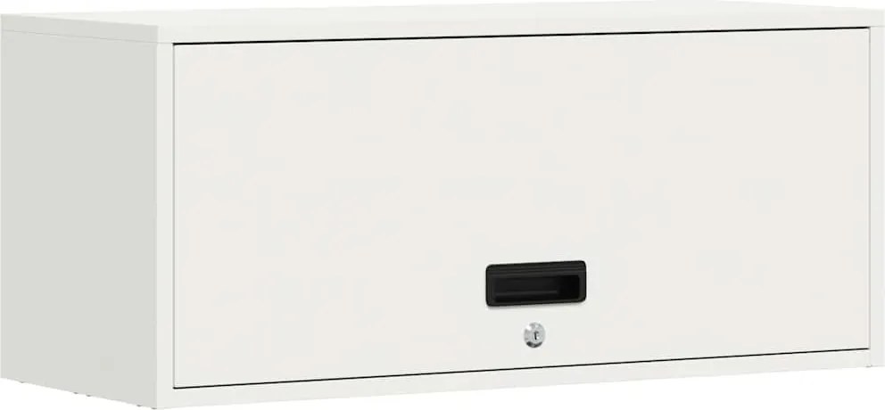 vidaXL Dulap de perete pentru garaj Alb 80 x 33 x 35 cm