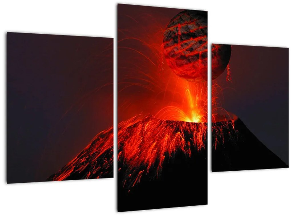Tablou cu vulcan (90x60 cm)