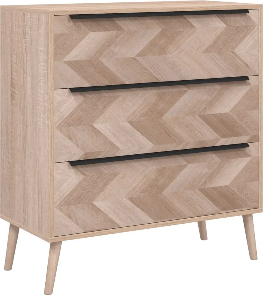 Finori Dulap cu sertar „Lusk 03A", stejar sonoma, 80x38,5x87 cm