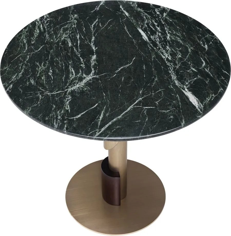 Masa design modern LUX cu blat din marmura Flow verde