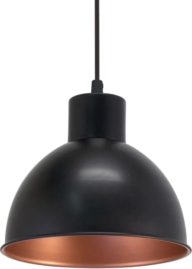 Pendul Eglo Trend Truro 1 1x60W, h110cm, negru-cupru