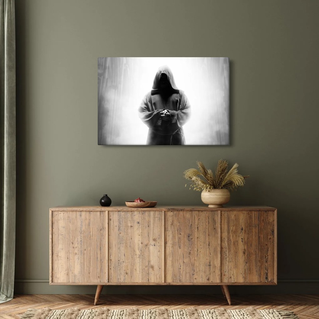 Tablou - Un călugăr într-o mănăstire (90x60 cm)