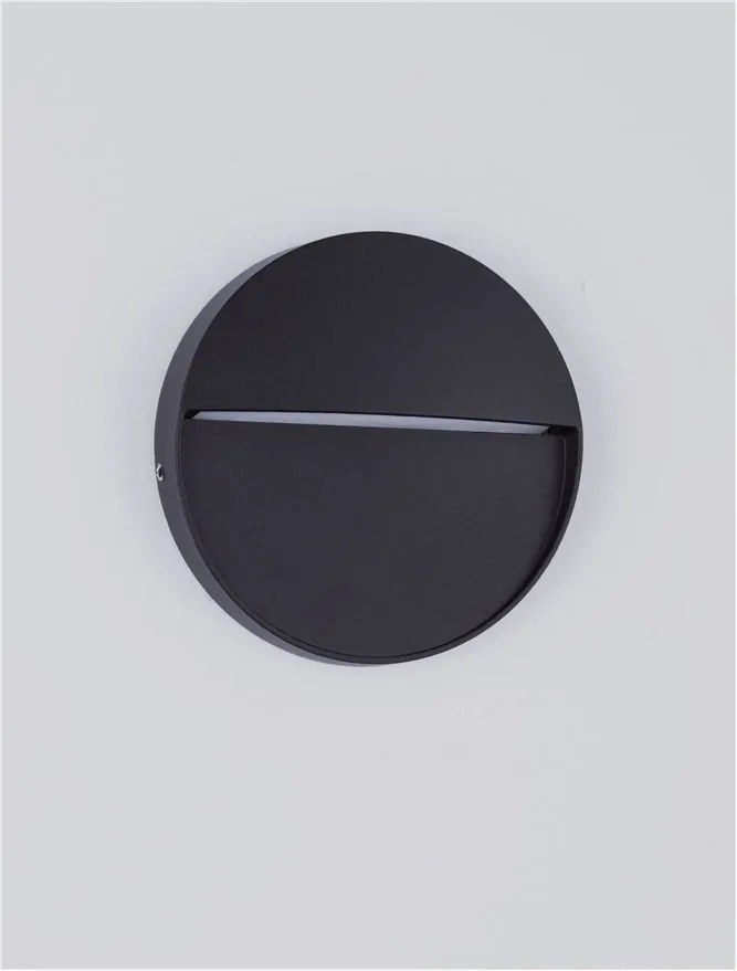 Spot LED aplicat iluminat exterior ambiental IP54 TOBY D-11cm negru