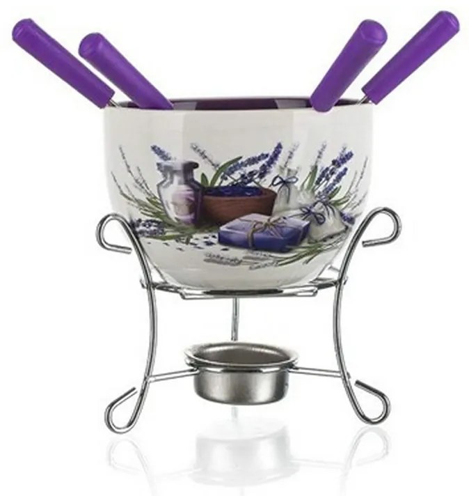 Set pentru fondue Banquet LAVENDER 6 piese