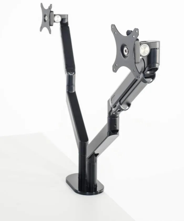 Suport 2 monitoare pentru birou, prindere Vesa