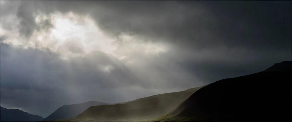 Tablou cu furtuna în apropiere (120x50 cm)