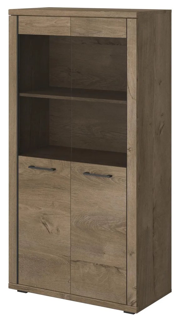 Vitrină Clinecas 2 (stejar lefkas) . 1116788
