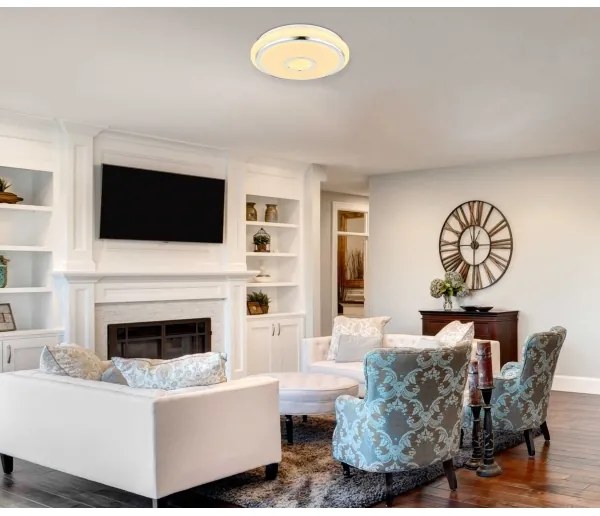 GLOBO 48389-40 - Plafonieră LED DANI cu telecomandă, 40W, 230V