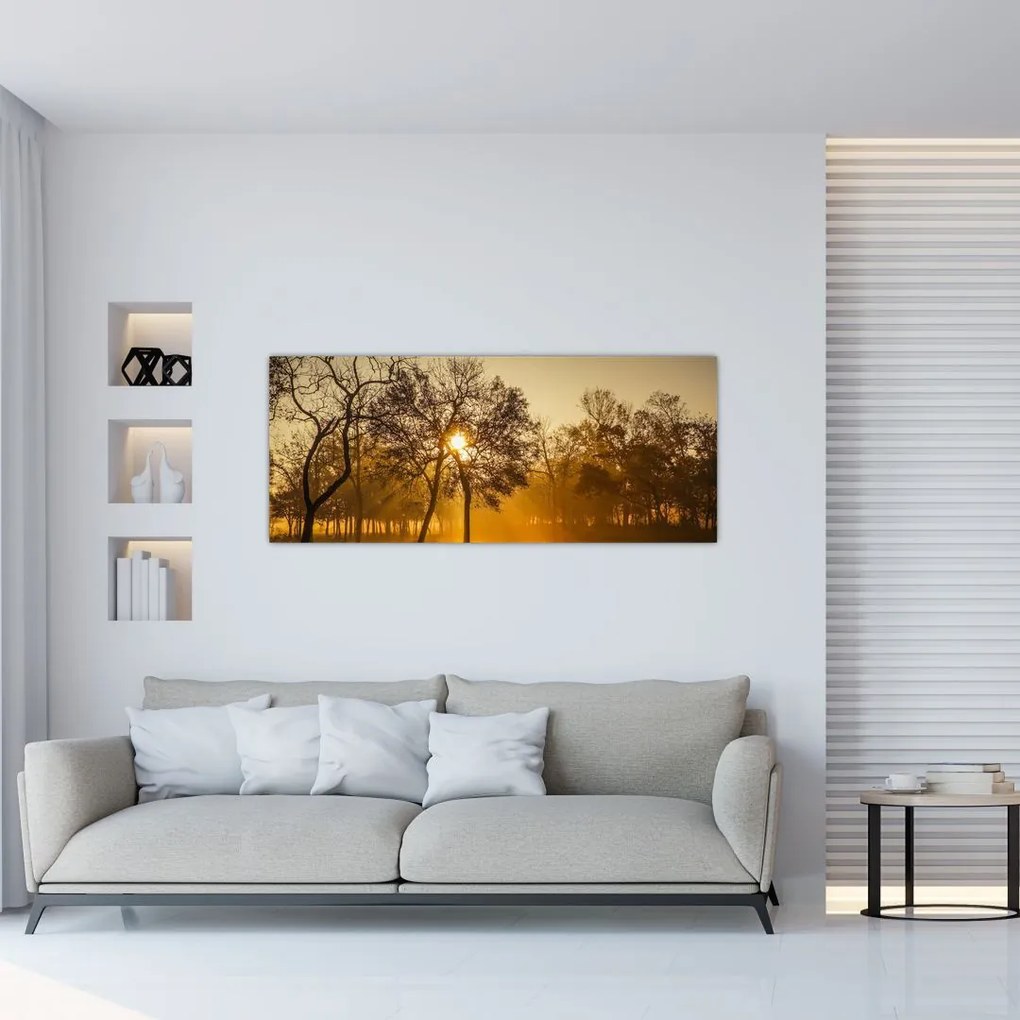 Tablou cu răsăsrit de soare (120x50 cm)
